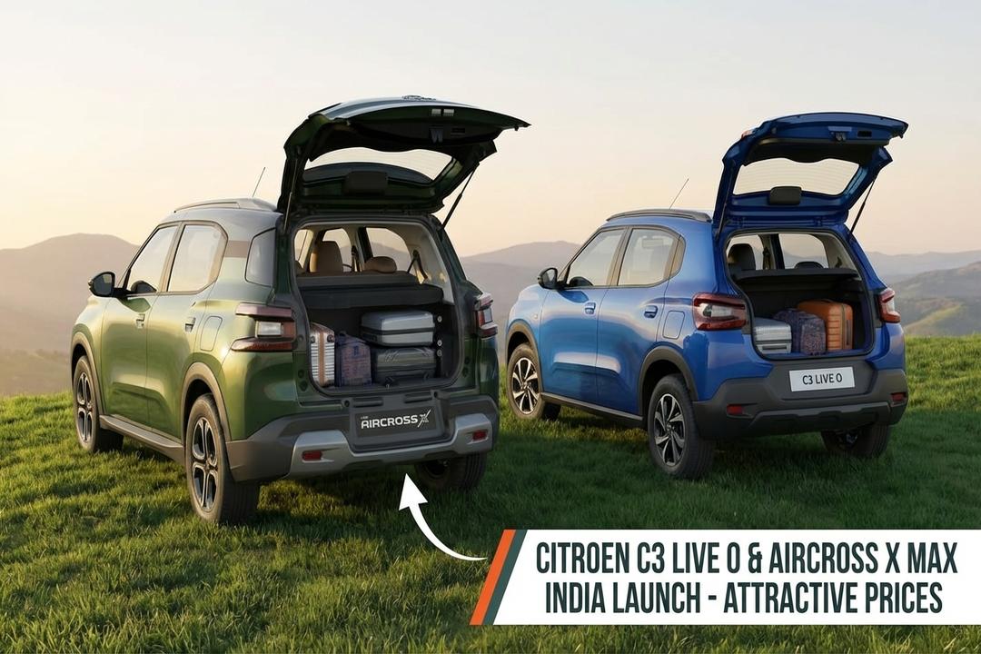 Citroen Launches C3 Live O and Aircross X Max in India at Attractive Prices